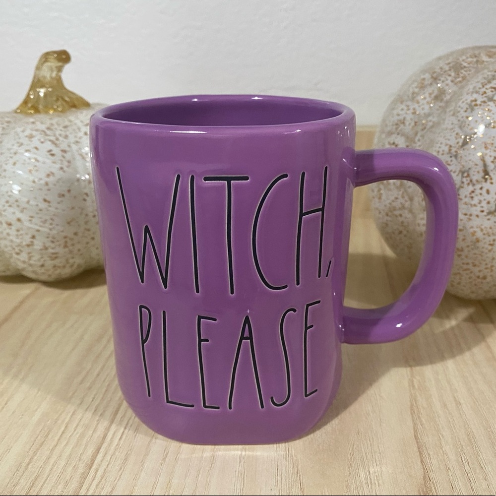 Rae Dunn Witch Please purple mug